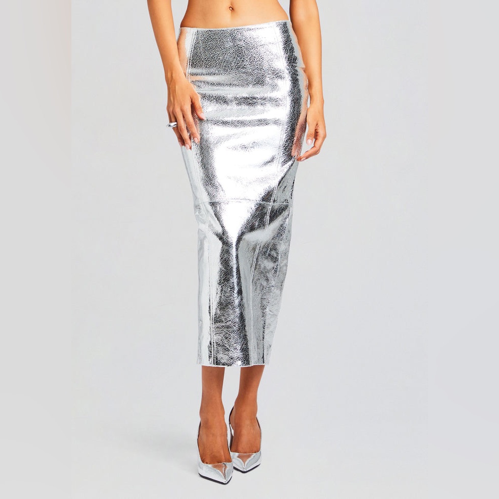 Retrofete Liza Pencil Skirt - Genuine Leather Nwt Small
